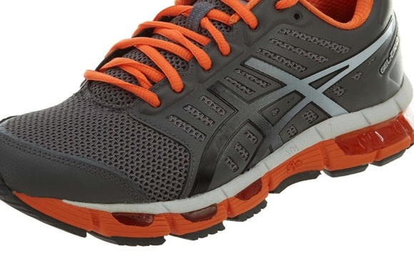 Asics Gel-Cirrus 33 Mens Style T235N Gray Orange - Picture 3 of 8